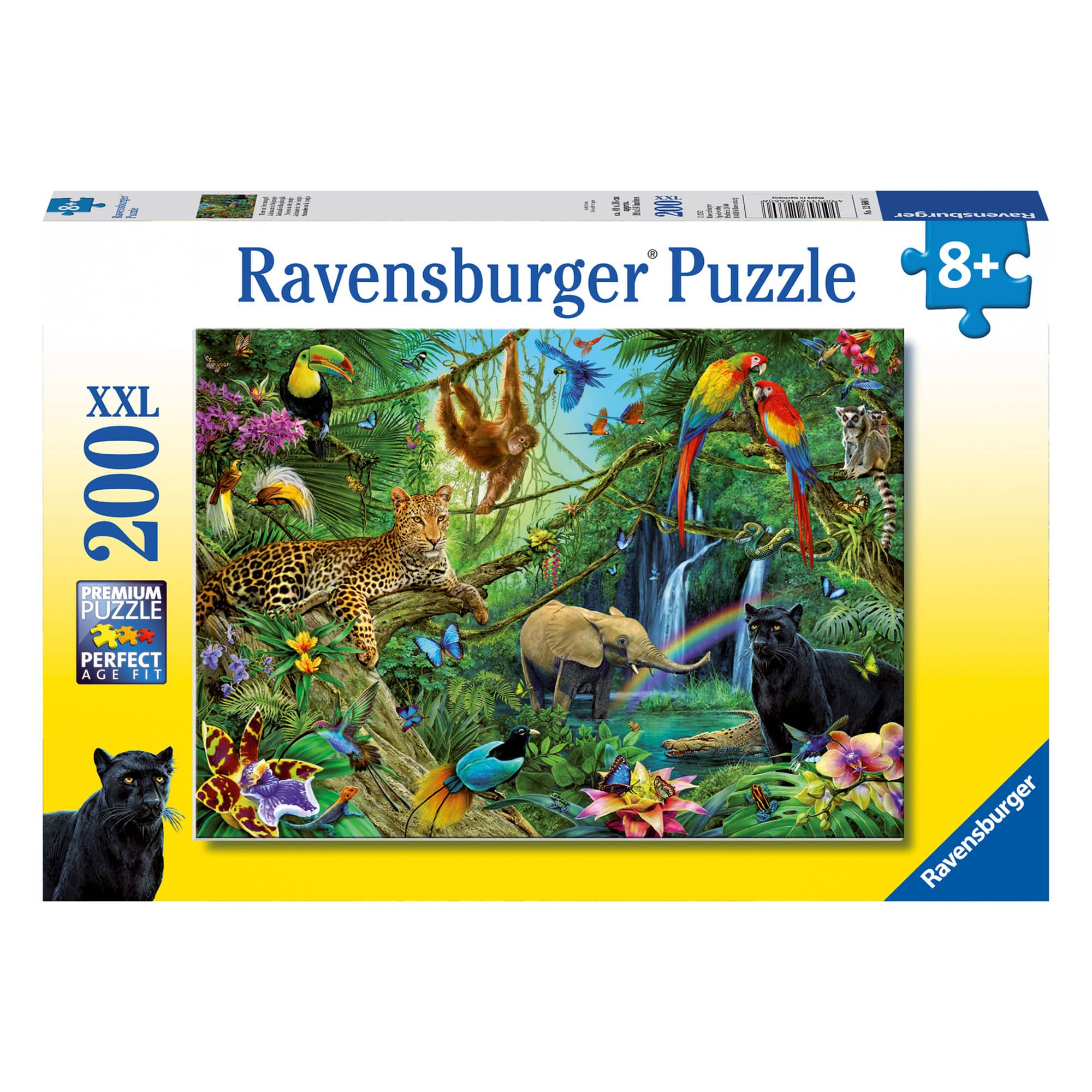 Ravensburger - Animals In The Jungle - 200 XXL Pieces
