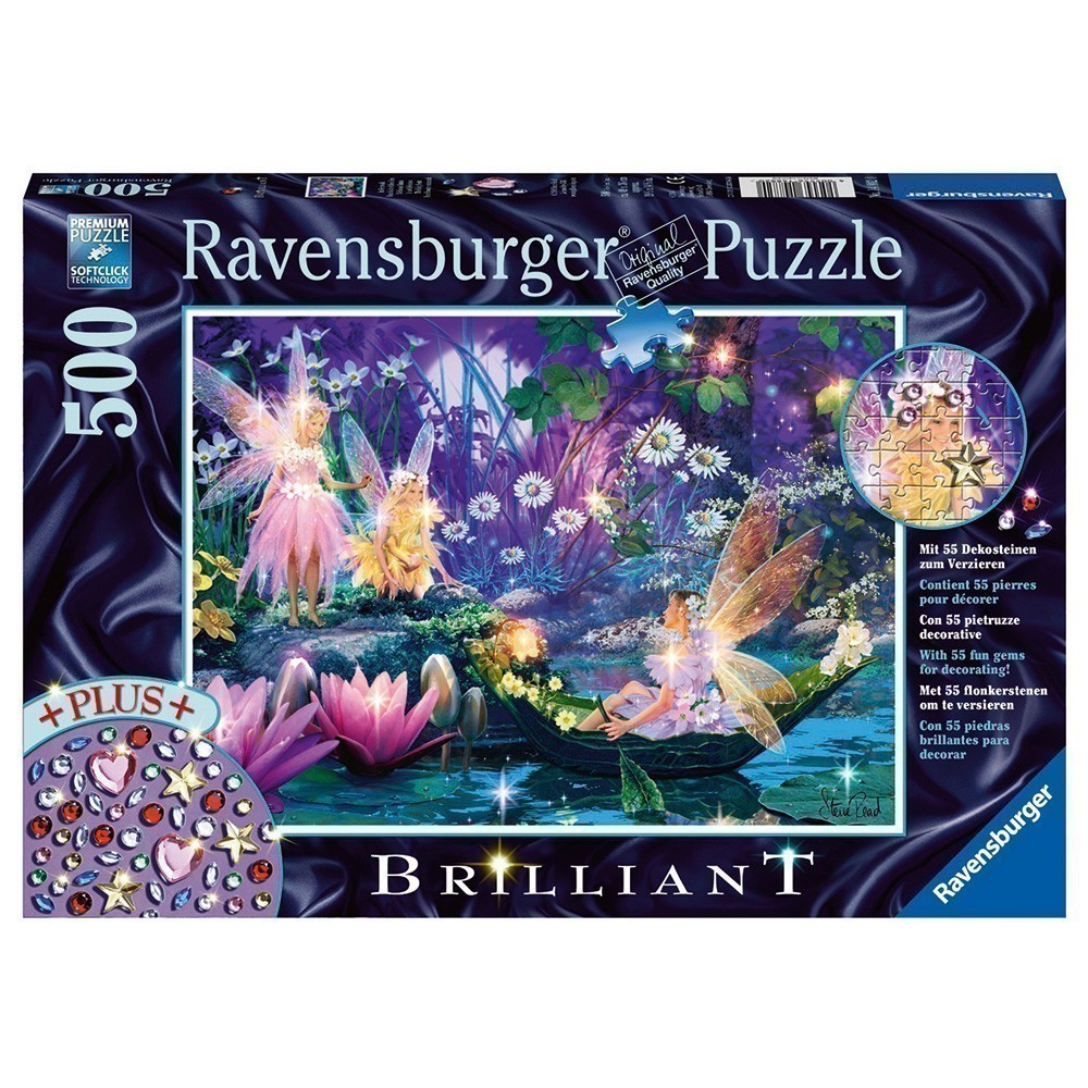 Ravensburger - Brilliant Collection - The Fairy Forest - 500 Piece Jigsaw Puzzle