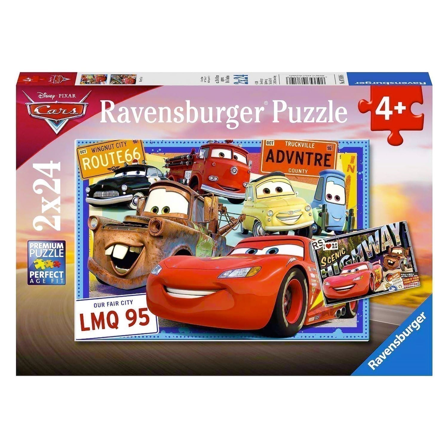 Ravensburger - Disney Cars - 2 X 24 Pieces
