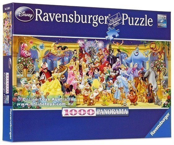 Ravensburger - Disney Characters Panorama Puzzle - 1000 Pieces