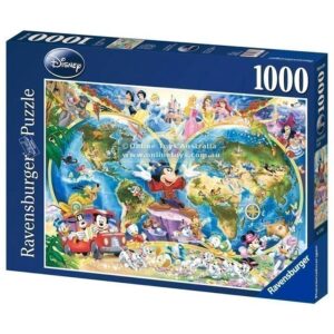 Ravensburger - Disney's World Map - 1000 Piece Puzzle