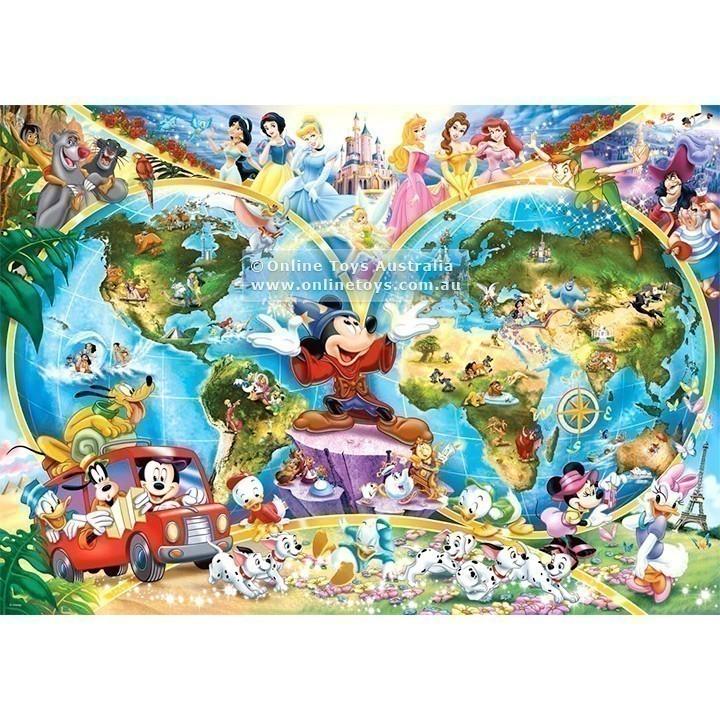 Ravensburger - Disney's World Map - 1000 Piece Puzzle