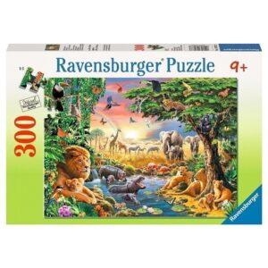 Ravensburger - Evening At The Waterhole - 300 XXL Piece Puzzle