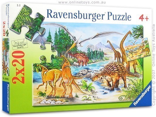 Ravensburger - Great Dinosaurs - 2 X 20 Pieces