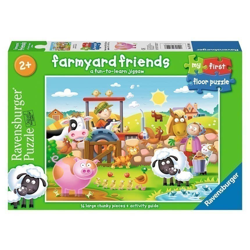 Ravensburger - My First Floor Puzzle - Farmyard Friends - 16 Pieces