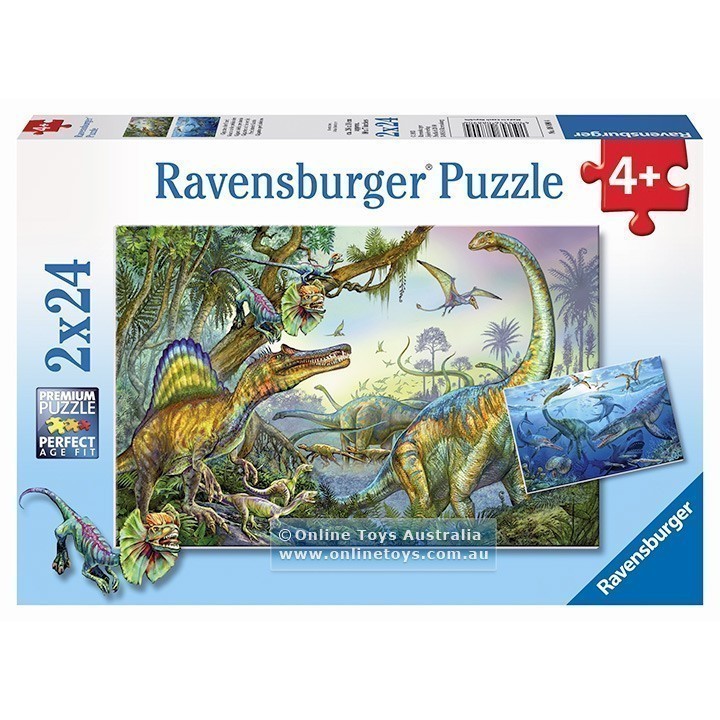 Ravensburger - Prehistoric Giants - 2 X 20 Pieces