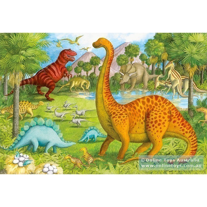 Ravensburger - Super Sized Floor Puzzle - Dinosaur Pals - 24 Piece