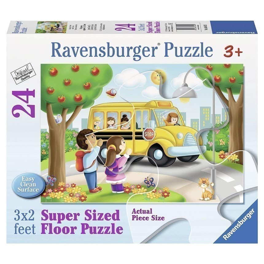 Ravensburger - Super Sized Floor Puzzle - Going To School - 24 Piece