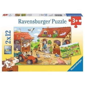 Ravensburger - Working On The Farm - 2 X 12 Pieces