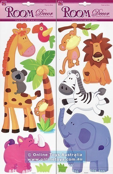Room Decor - Zoo Sticker Set