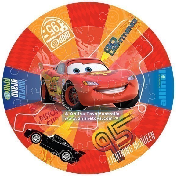 Roundabout Jigsaw Puzzle - Disney Cars 2 - 37 Pieces