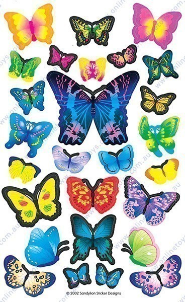Sandylion - Butterflies Sticker Pac