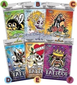 Savvi - Ed Hardy Temporary Tattoos and Collector Cards
