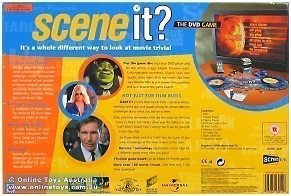 Scene It? - The DVD Movie Trivia Game - Back