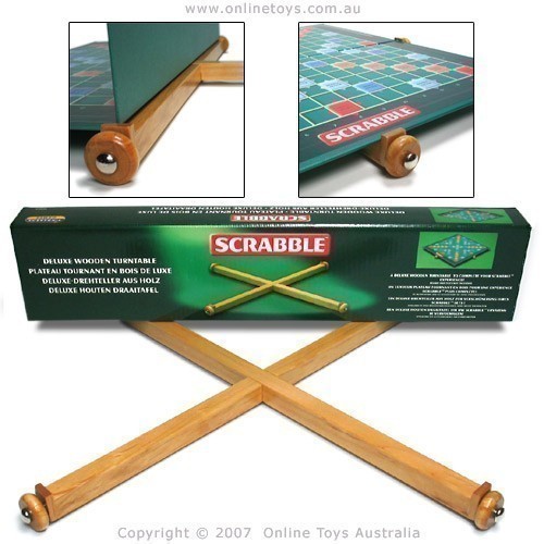 Scrabble Deluxe Wooden Turntable
