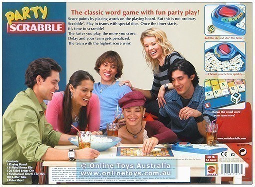 Scrabble - Party Edition - Back