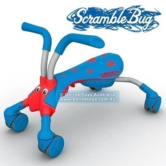 Scramble Bug - Blue and Strawberry