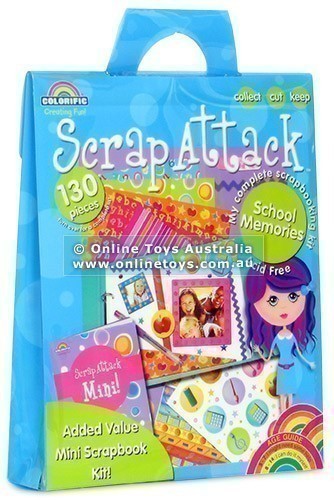 ScrapAttack Mini - School Memories Scrap Book Kit