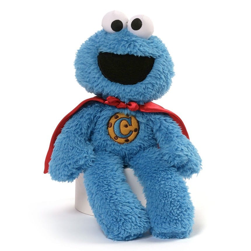 Sesame Street - Cookie Monster Superhero Take Along 30cm