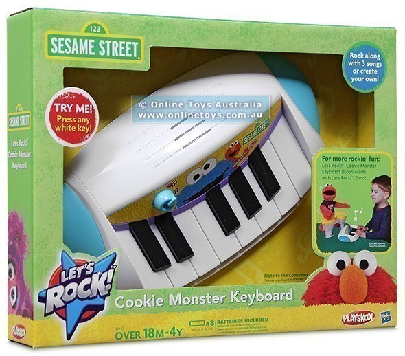 Sesame Street - Let\'s Rock Cookie Monster Keyboard