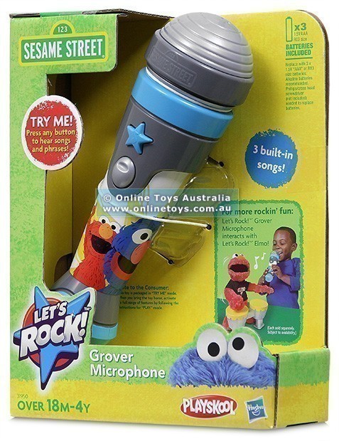 Sesame Street - Let's Rock Grover Microphone