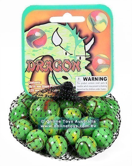 Sharp Shooter - 16mm Themed Marbles - Dragon