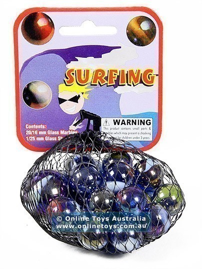 Sharp Shooter - 16mm Themed Marbles - Surfing