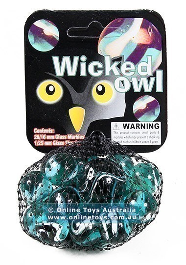 Sharp Shooter - 16mm Themed Marbles - Wicked Owl