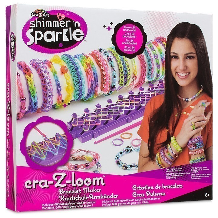 Cra-Z-Art Cra-Z-Loom Rubber Band Bracelet Maker Kit : Amazon.sg: Toys
