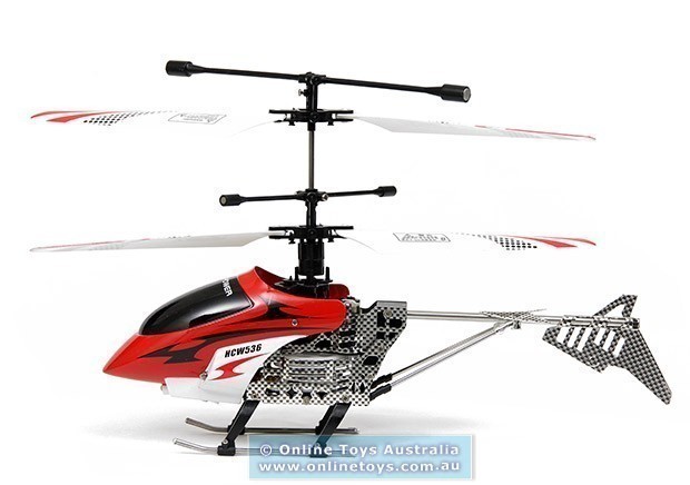 Sky - 4 Channel R/C Helicopter with Gyro - Red