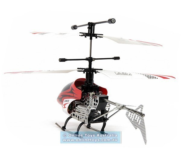 Sky - 4 Channel R/C Helicopter with Gyro - Red