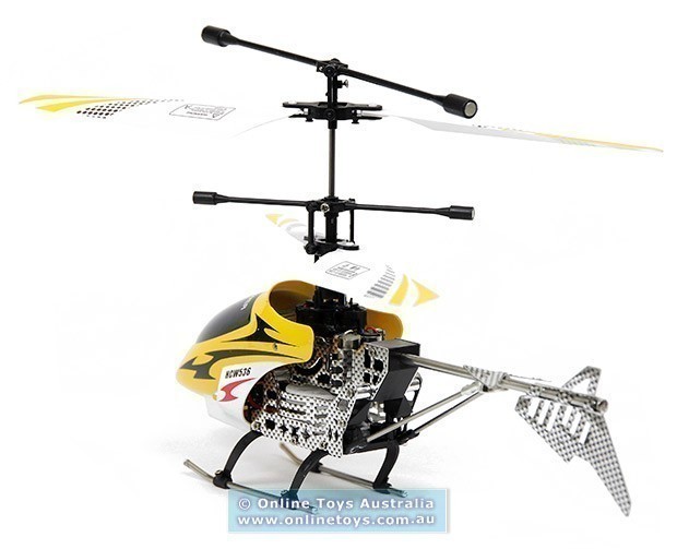 Sky - 4 Channel R/C Helicopter with Gyro - Yellow