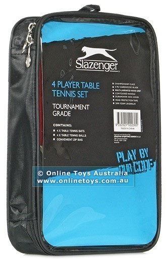 Slazenger - 4 Player Table Tennis Set