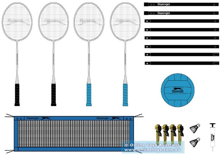 Slazenger - Badminton - Volleyball Set