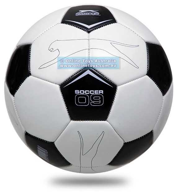 Slazenger - Soccer Ball - Black and White - Size 5