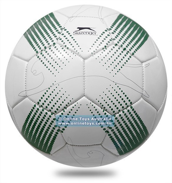 Slazenger - Soccer Ball - White and Green - Size 5