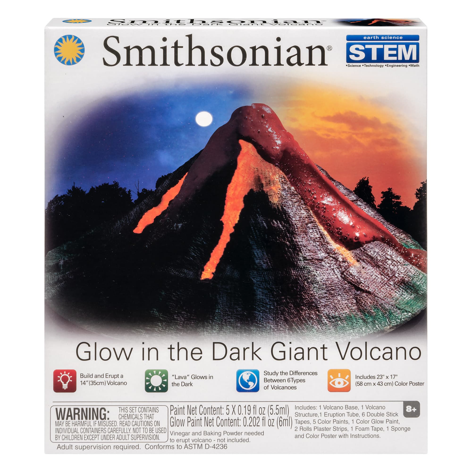 Smithsonian - Glow in the Dark Giant Volcano