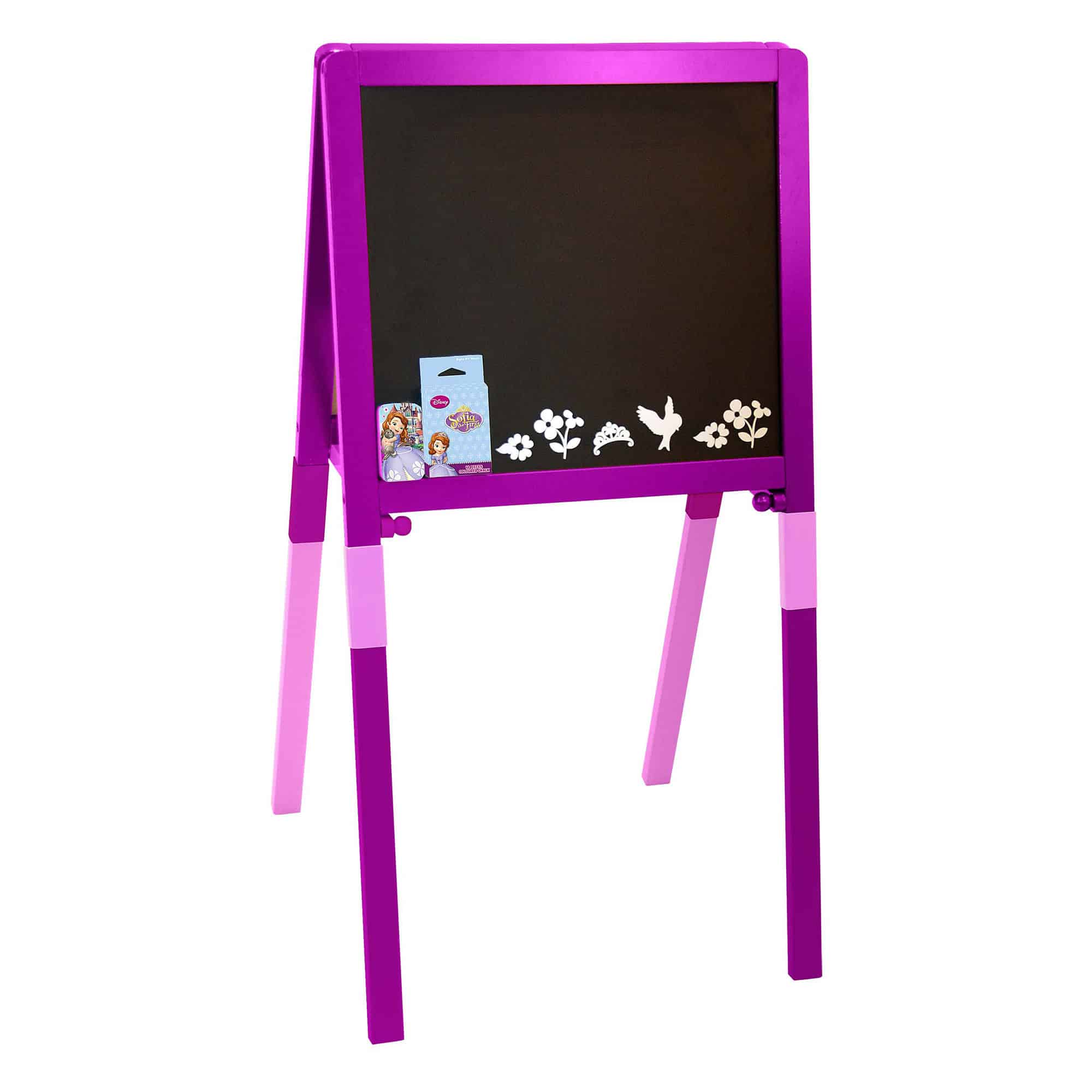 Sofia The First - Chalkboard & Whiteboard Easel with Detachable Legs