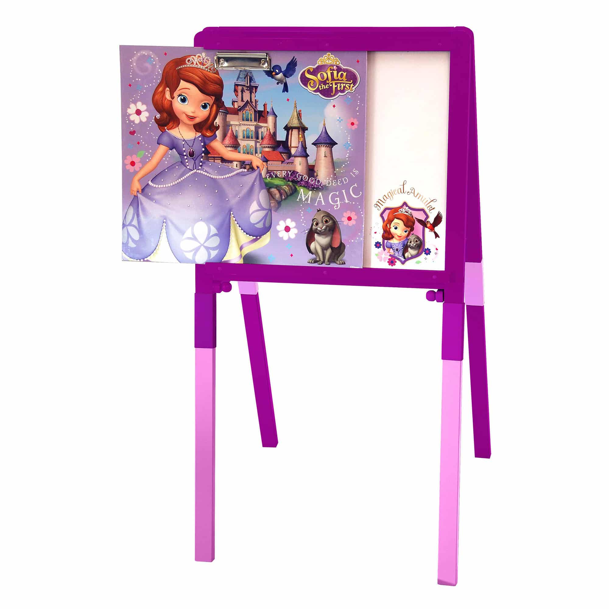 Sofia The First - Chalkboard & Whiteboard Easel with Detachable Legs -  Online Toys Australia