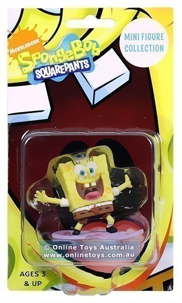 Spongebob Squarepants - Mini Figure Collection - Spongebob on Skateboard