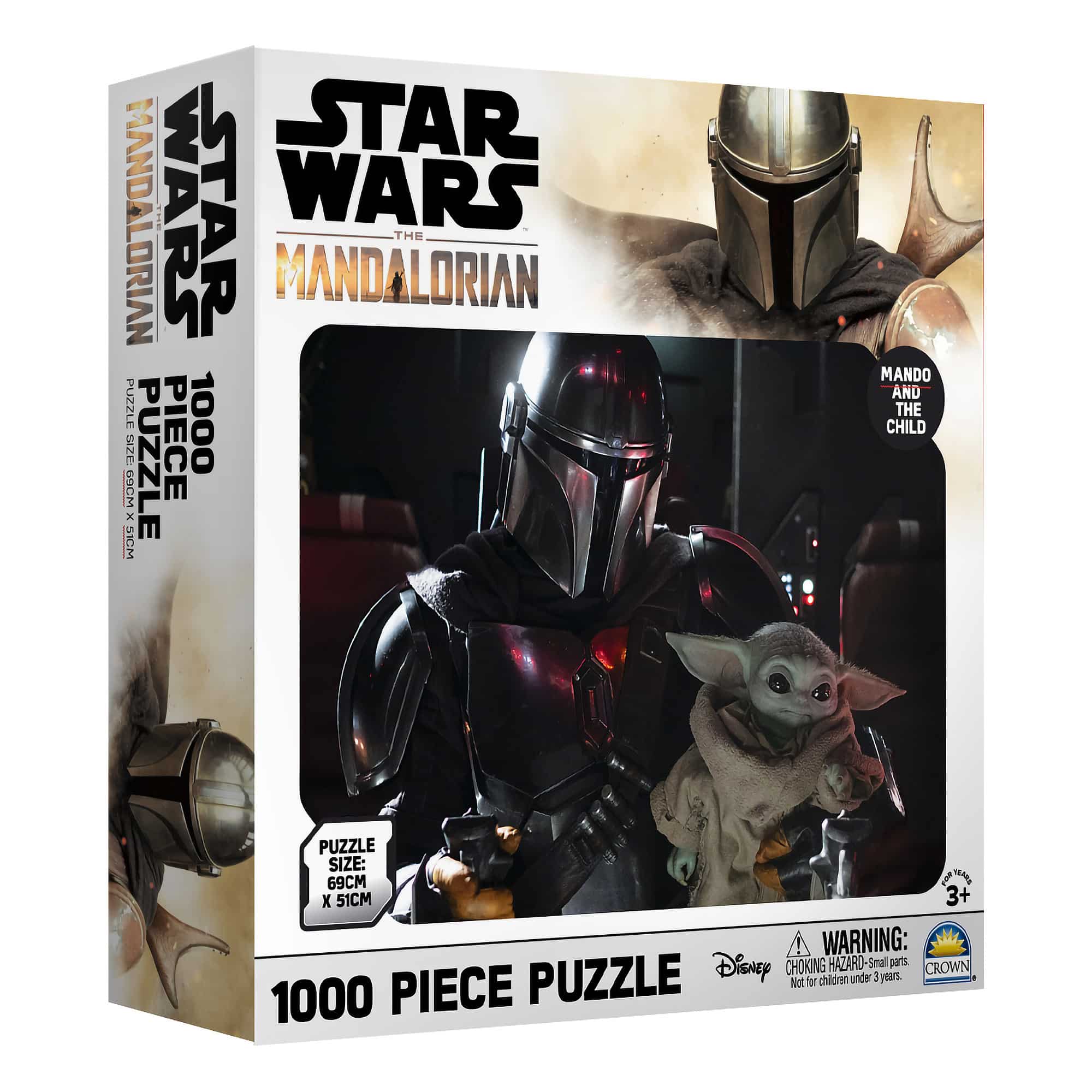 Star Wars - The Mandalorian - 1000 Piece Puzzle - The Mandalorian With Baby Yoda