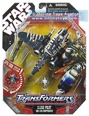 Star Wars - Transformers - Clone Pilot ARC-170 Starfighter