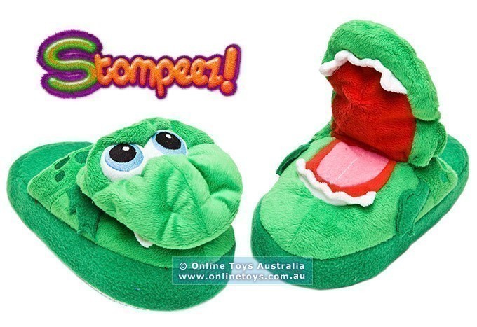 Stompeez - Growling Dragon Slippers - Large