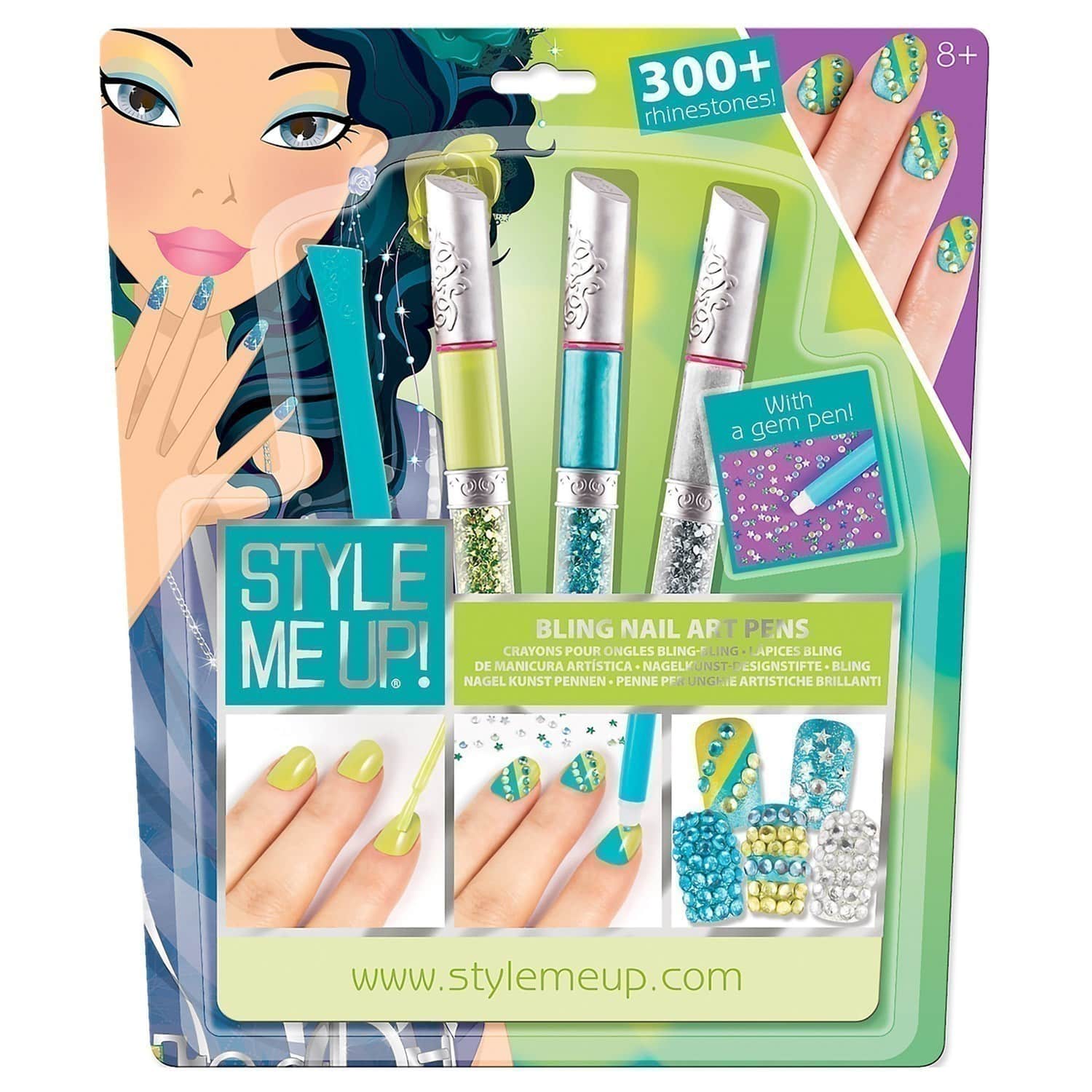 Style Me Up! - Bling Nail Art Pens - Teal