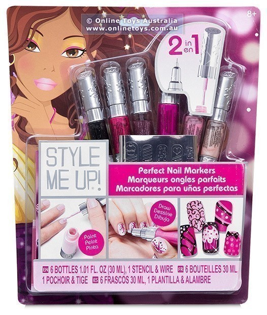 Style Me Up! - Perfect Nail Markers - Pink