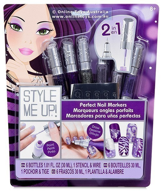 Style Me Up! - Perfect Nail Markers - Purple
