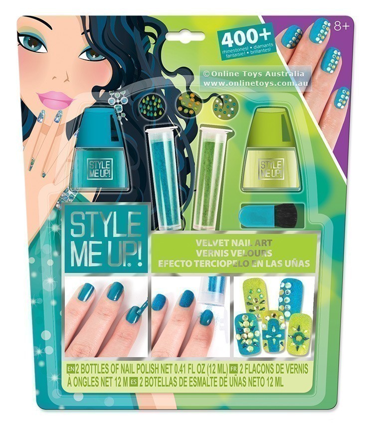 Style Me Up! - Velvet Nail Art - Green