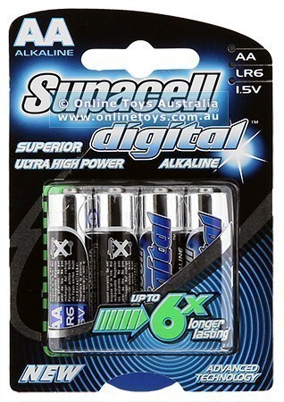 Supacell Batteries - Digital - 4 X AA