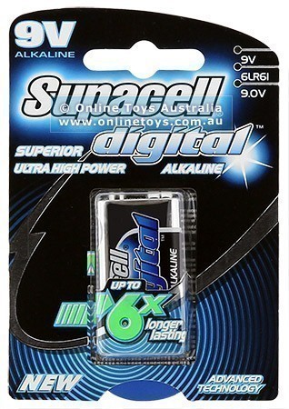 Supacell Batteries - Digital - 9V