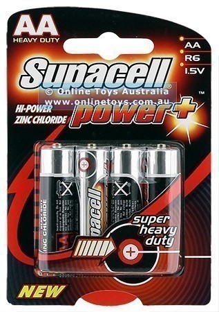 Supacell Batteries - Power Plus - 4 X AA